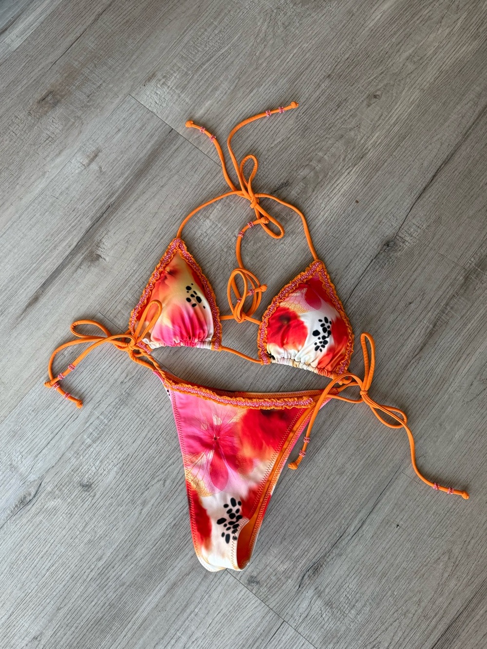 white fox bikini